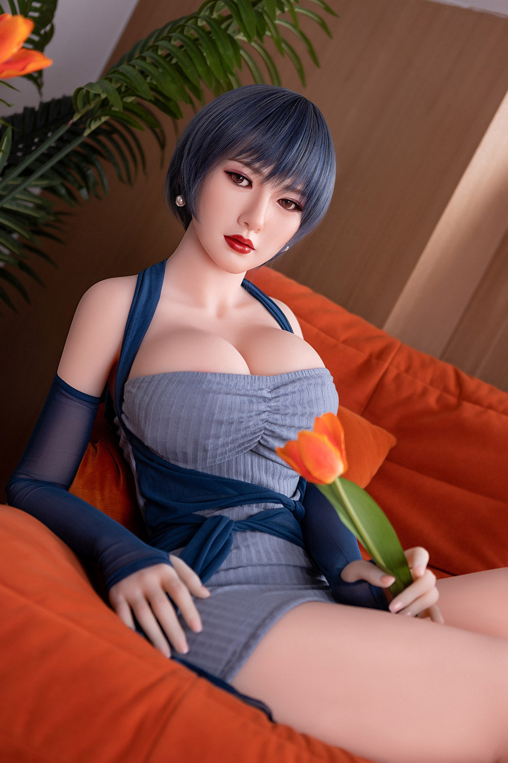 Karen 160cm #54 Head B-cup TPE Sex Doll Short Hair Goddess Realistic Sexy Love Doll