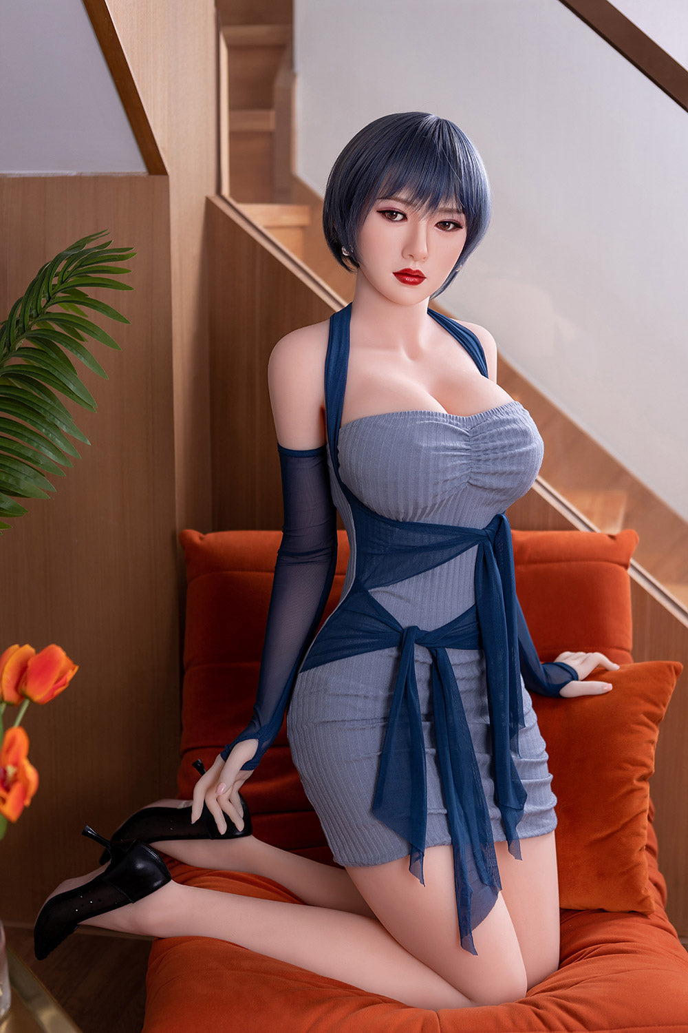 Karen 160cm #54 Head B-cup TPE Sex Doll Short Hair Goddess Realistic Sexy Love Doll