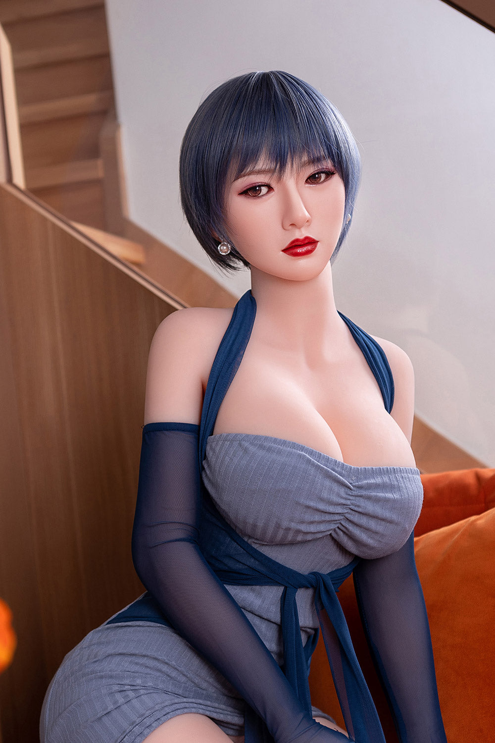 Karen 160cm #54 Head B-cup TPE Sex Doll Short Hair Goddess Realistic Sexy Love Doll