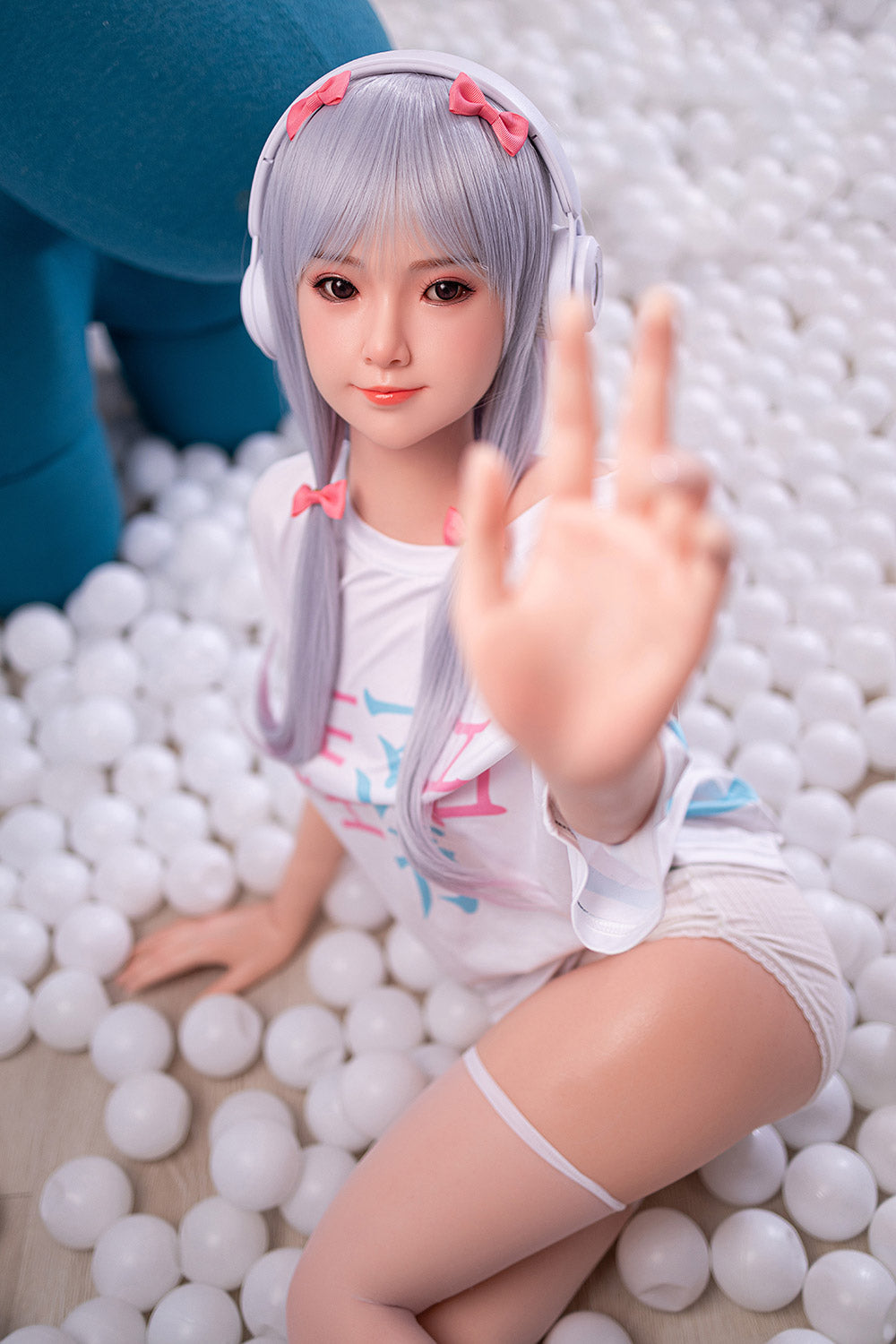 Corrinne 158cm 30# Small Breasts Young Girl Love Doll Realistic Full Silicone Sex Doll